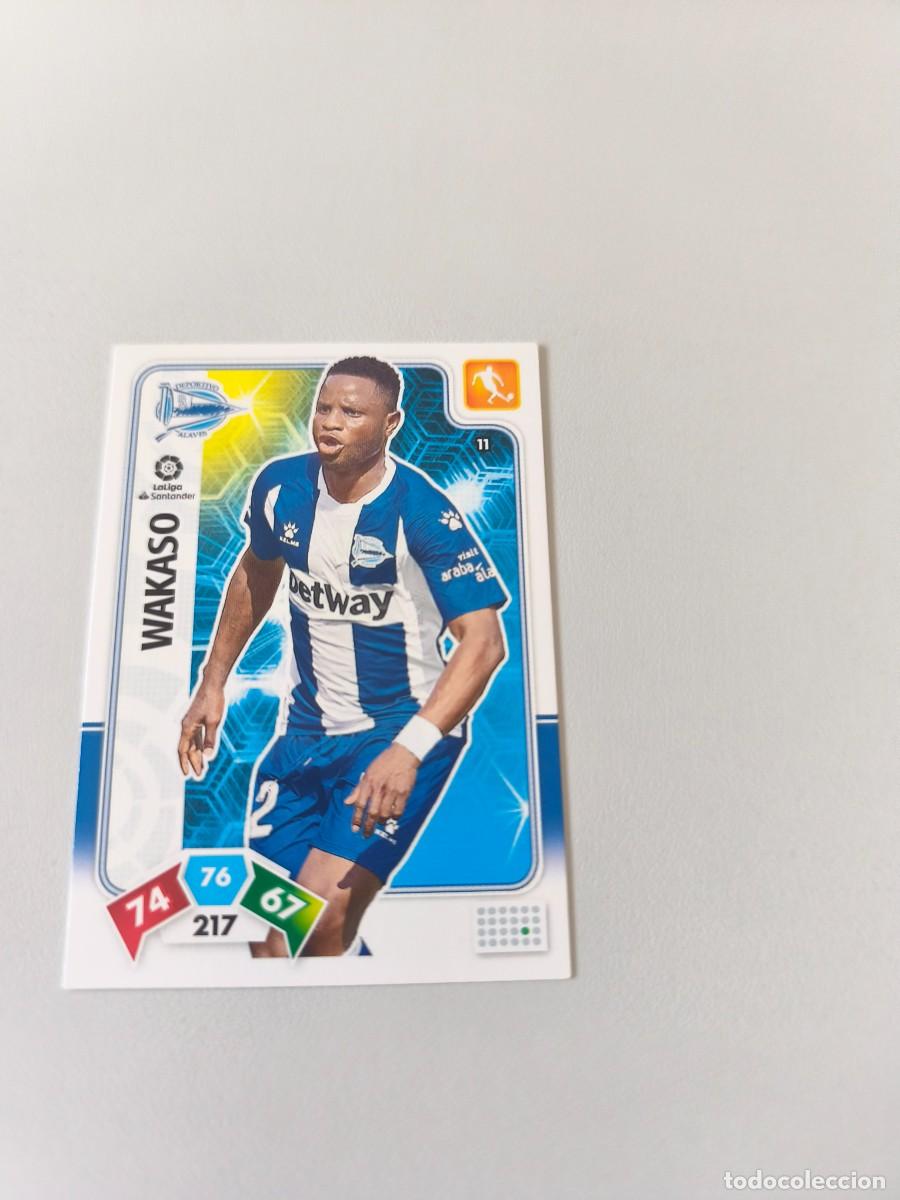 Cromos de f&uacute;tbol: ADRENALYN XL 2019 2020 19 20 WAKASO DEPORTIVO ALAVES 11 H4