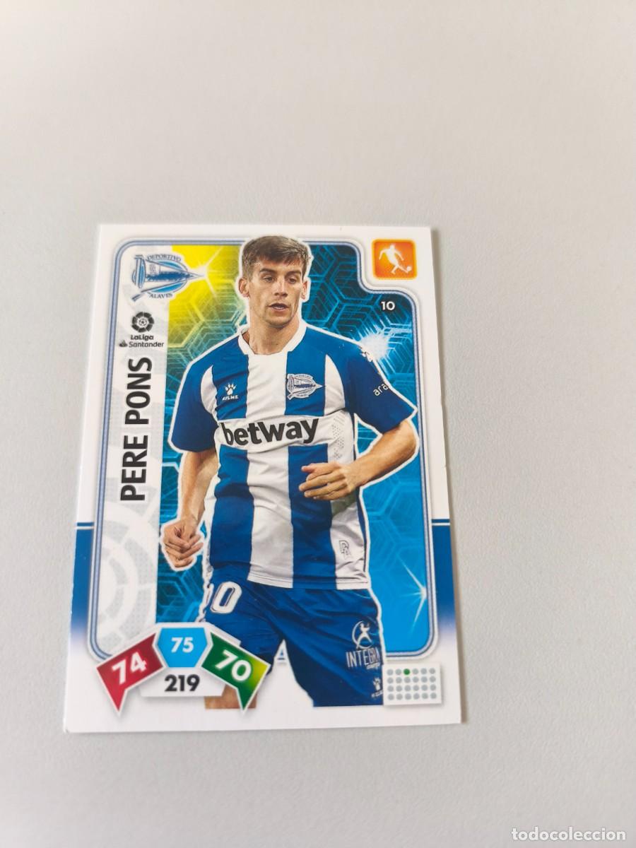 Cromos de f&uacute;tbol: ADRENALYN XL 2019 2020 19 20 PERE PONS DEPORTIVO ALAVES 10 H4