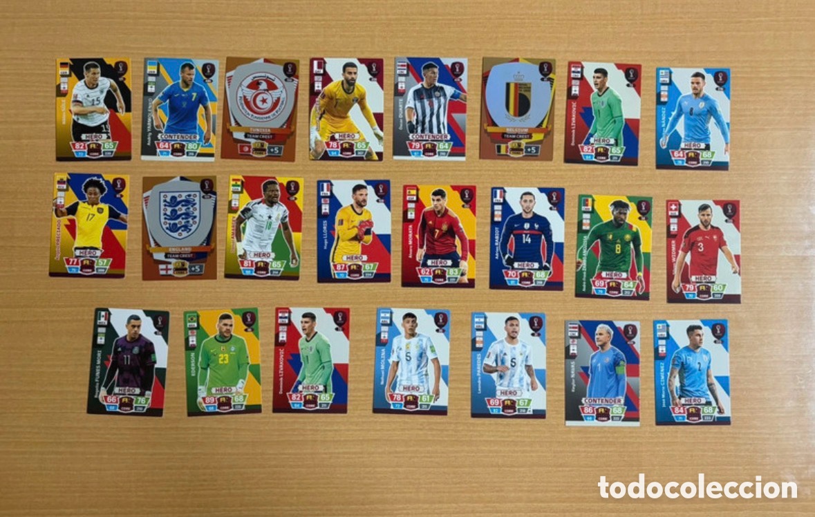 Fu&szlig;ball-Sticker: Pack de cartas adrenalyn xl fifa world cup 2022