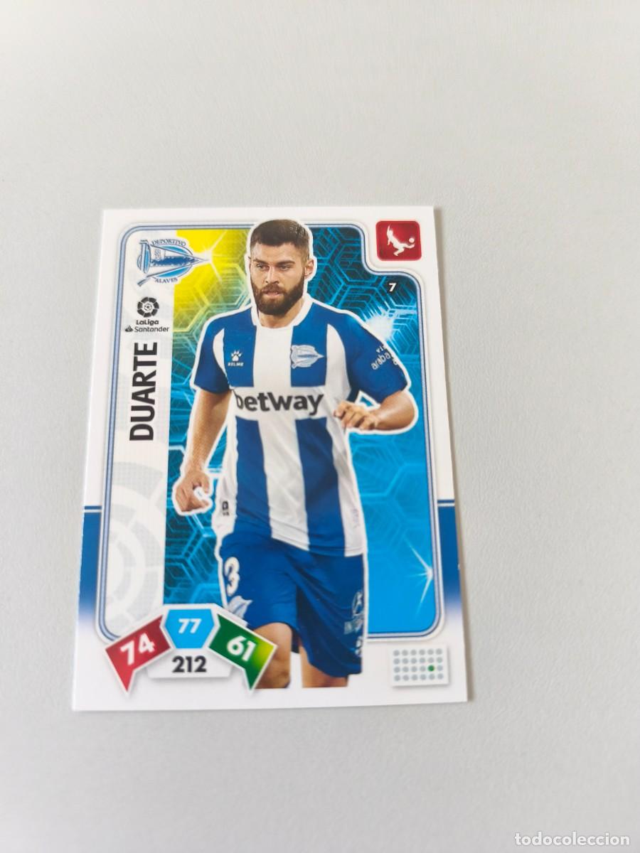 Cromos de f&uacute;tbol: ADRENALYN XL 2019 2020 19 20 DUARTE DEPORTIVO ALAVES 7 H4