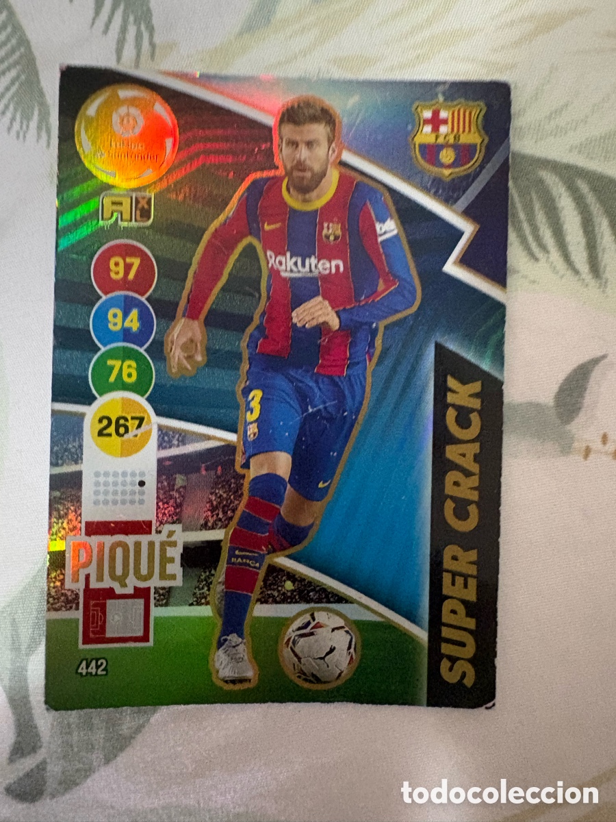 Cromos de f&uacute;tbol: Adrenalyn 2020 2021 20 21 panini Piqu&eacute; super crack n&deg; 442 Barcelona