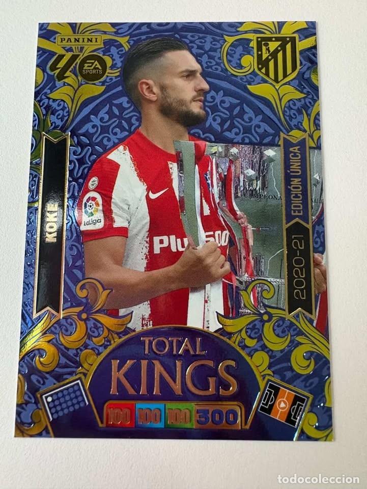 Cromos de f&uacute;tbol: Koke Atl&eacute;tico de Madrid Total Kings Edici&oacute;n Limitada Adrenalyn 2025-26