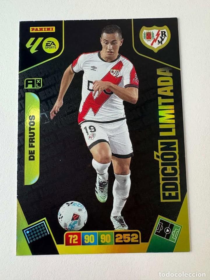 Cromos de f&uacute;tbol: De Frutos Rayo Vallecano Edici&oacute;n Limitada Adrenalyn 2025-26