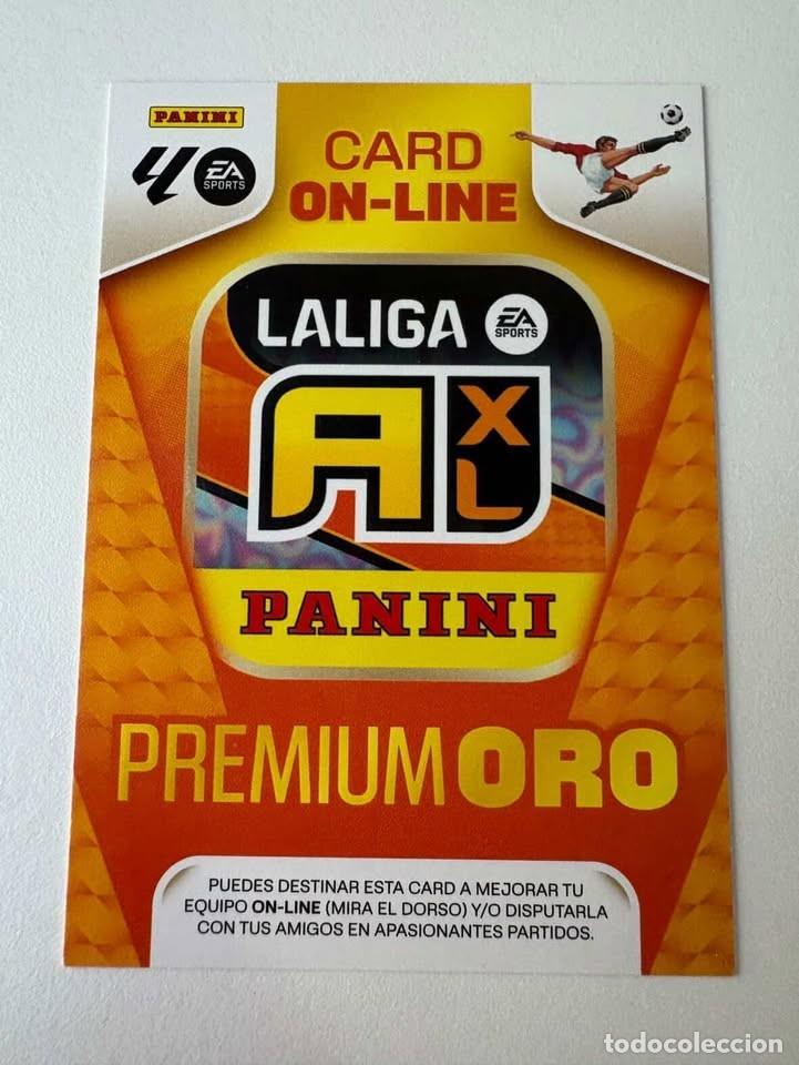 Fu&szlig;ball-Sticker: Card On-Line Premium Oro Adrenalyn 2025-26