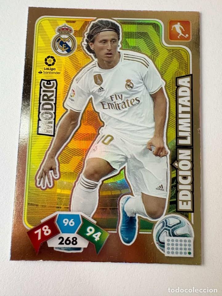 Football Stickers: Modric Real Madrid Edici&oacute;n Limitada Adrenalyn 2019-20