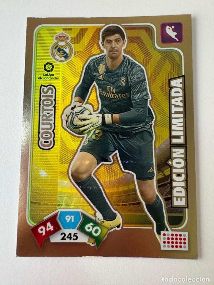 Cromos de Futebol: Courtois Real Madrid Edici&oacute;n Limitada Adrenalyn 2019-20