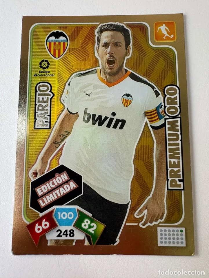 Cromos de Futebol: Parejo Valencia Premium Oro Edici&oacute;n Limitada Adrenalyn 2019-20