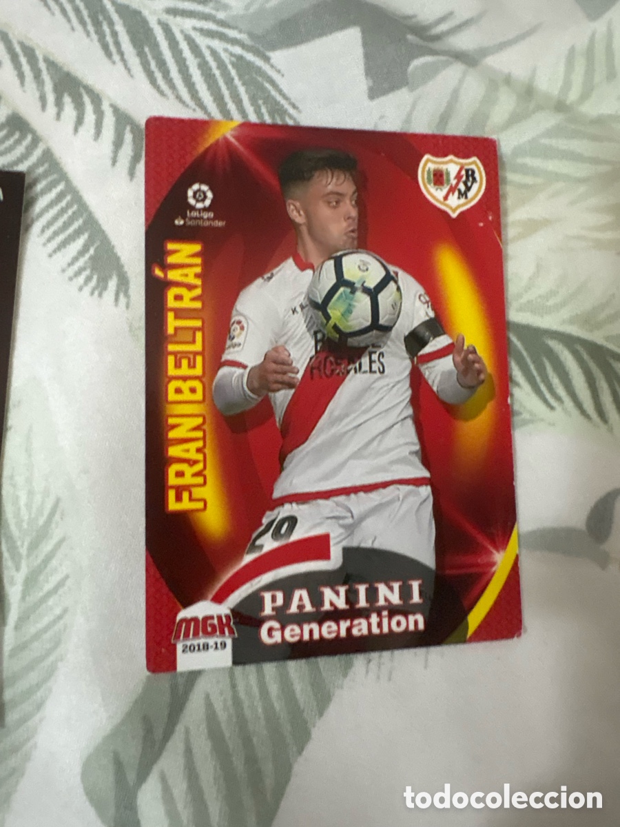Cromos de Futebol: Fran Beltr&aacute;n Panini Generation Rayo Vallecano Megacracks 18 19