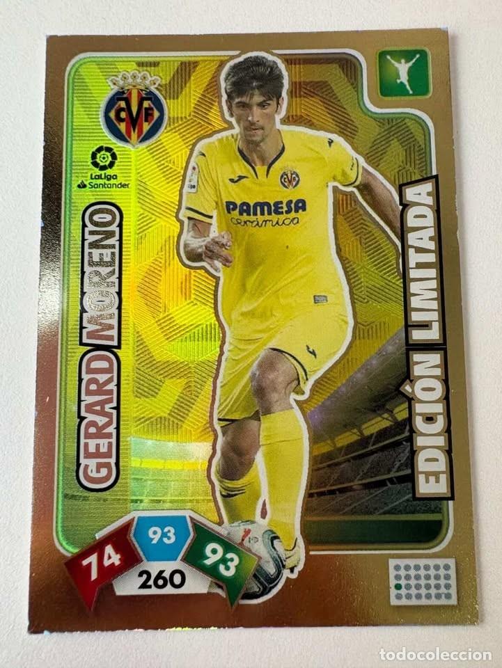 Cromos de Futebol: Gerard Moreno Villarreal Edici&oacute;n Limitada Adrenalyn 2019-20
