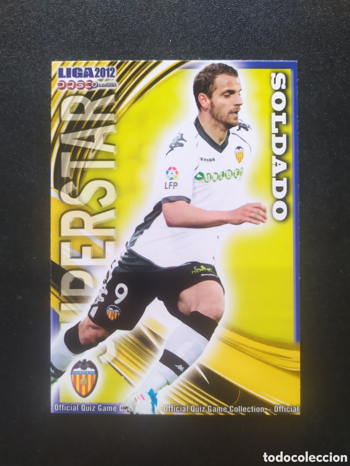 Figurine di Calcio: Mundicromo fichas Liga 2011 2012 11 12 Soldado superstar mate n&deg; 81 Valencia