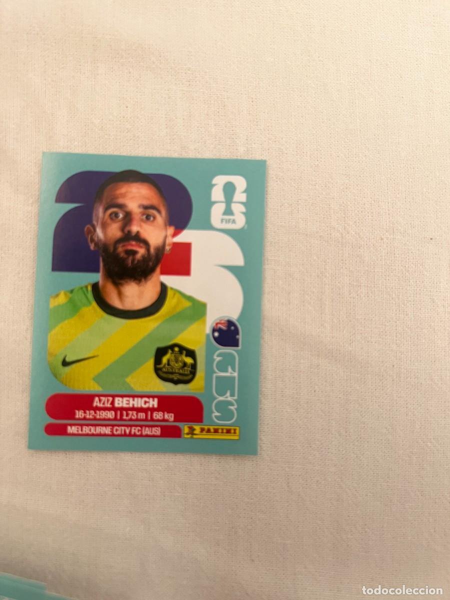 Cromos de f&uacute;tbol: 7 AZIZ BEHICH AUSTRALIA MUNDIAL 26 2026 FIFA WORLD CUP PANINI