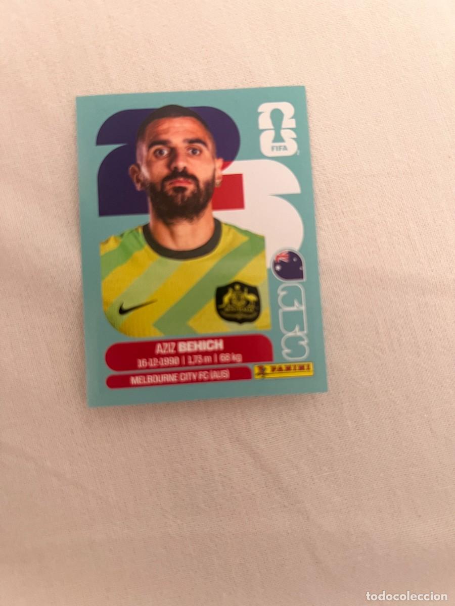 Cromos de f&uacute;tbol: 7 AZIZ BEHICH AUSTRALIA MUNDIAL 26 2026 FIFA WORLD CUP PANINI
