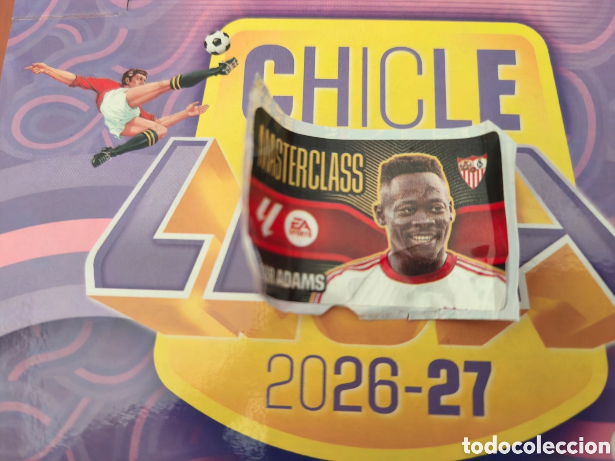 Cromos de f&uacute;tbol: Akor Adams MASTERCLASS Chicle liga este 26/27 Sevilla