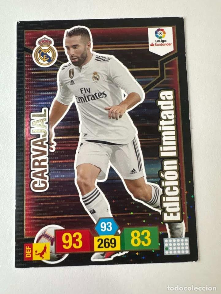Cromos de f&uacute;tbol: Carvajal Real Madrid Edici&oacute;n Limitada Adrenalyn 2018-19