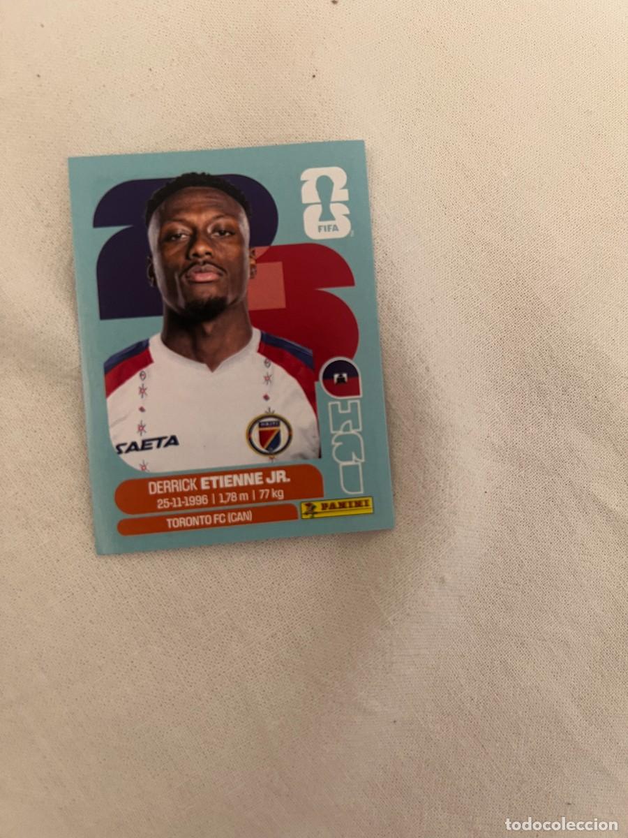 Cromos de f&uacute;tbol: 15 DERRICK ETIENNE HAIT&Iacute; MUNDIAL 26 2026 FIFA WORLD CUP PANINI
