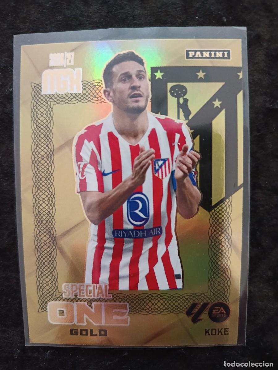 Cromos de f&uacute;tbol: MGK 2026/27 MEGACRACKS PANINI. #KOKE &rdquo;SPECIAL ONE GOLD&rdquo; AT.MADRID