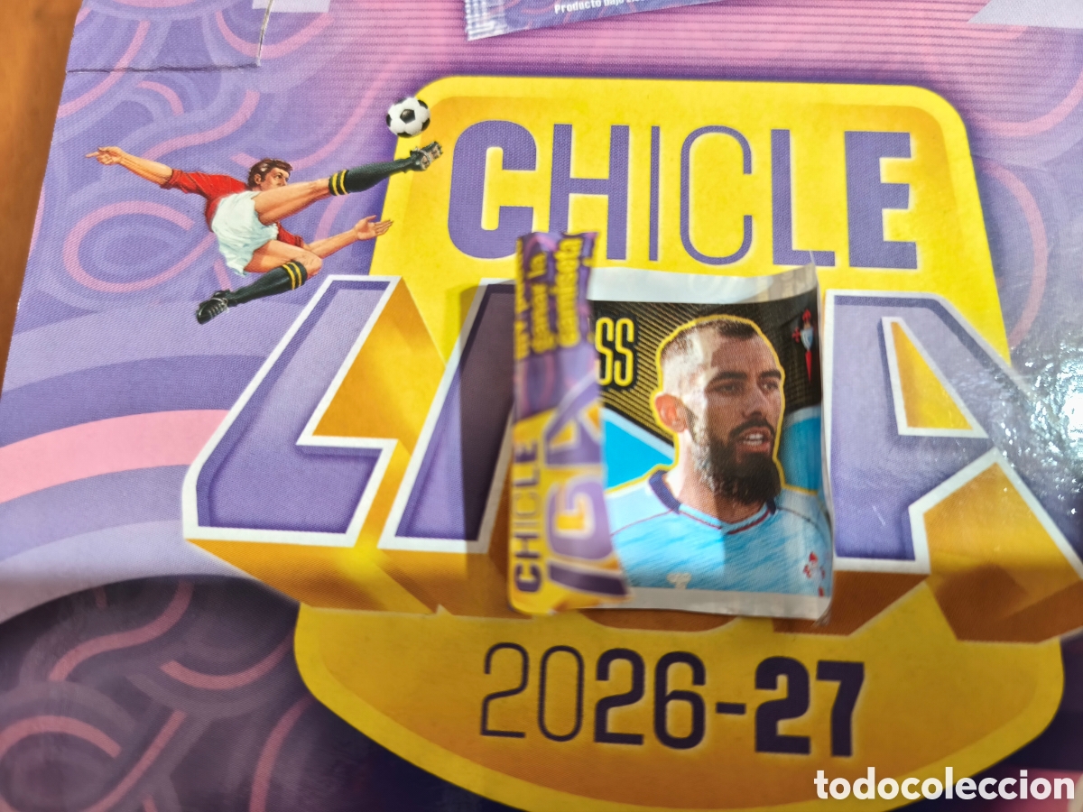 Cromos de f&uacute;tbol: Borja Iglesias MASTERCLASS Chicle liga este 26/27 Real Celta