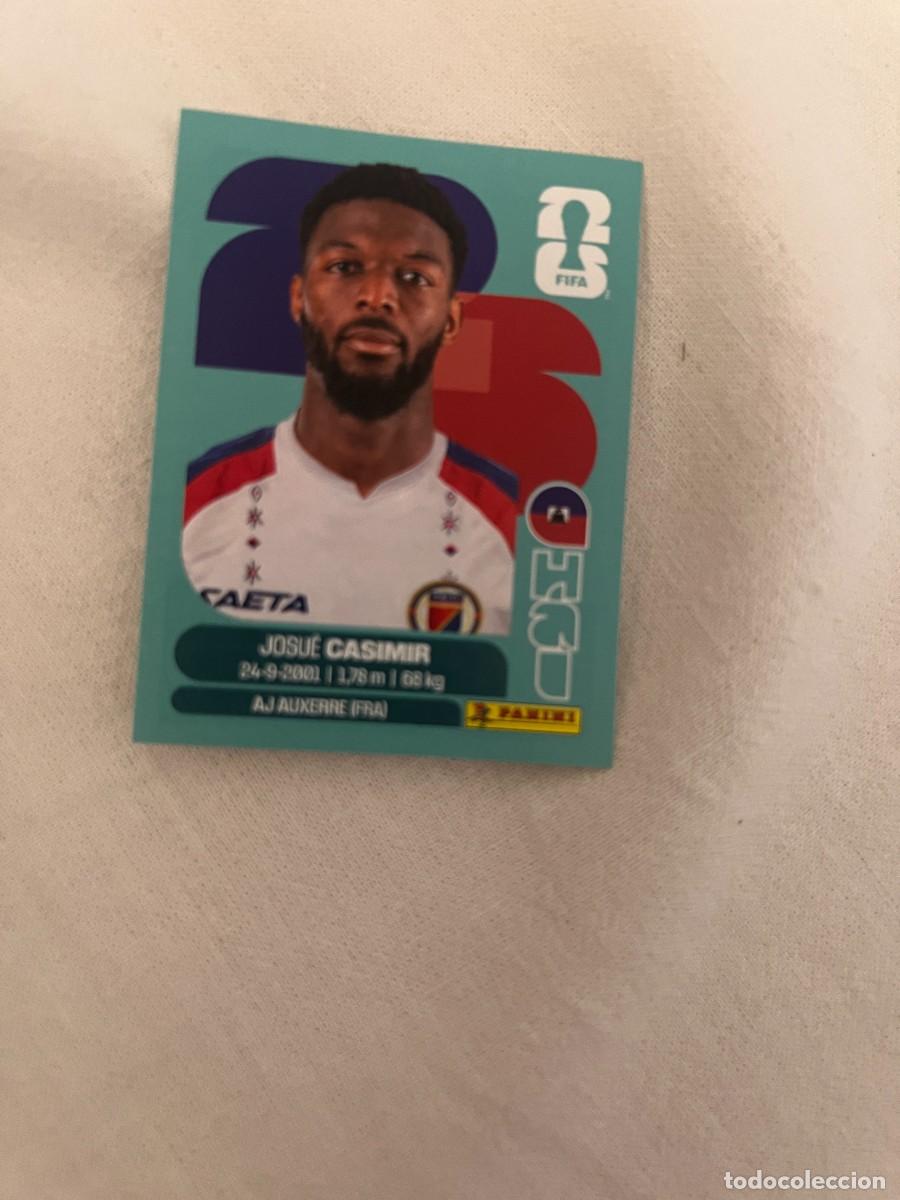 Cromos de f&uacute;tbol: 16 JOSUE CASIMIR HAIT&Iacute; MUNDIAL 26 2026 FIFA WORLD CUP PANINI