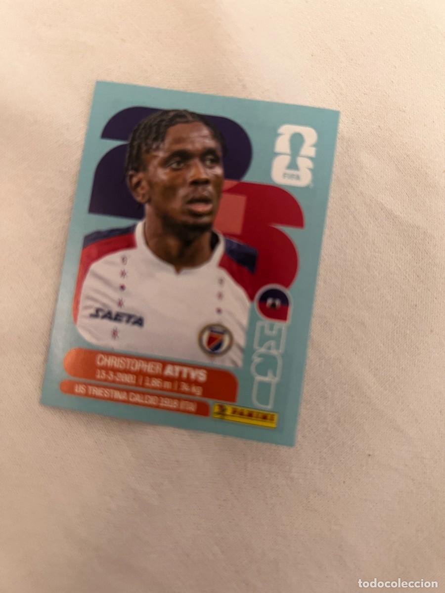 Cromos de f&uacute;tbol: 14 CHRISTOPHER ATTYS HAIT&Iacute; MUNDIAL 26 2026 FIFA WORLD CUP PANINI