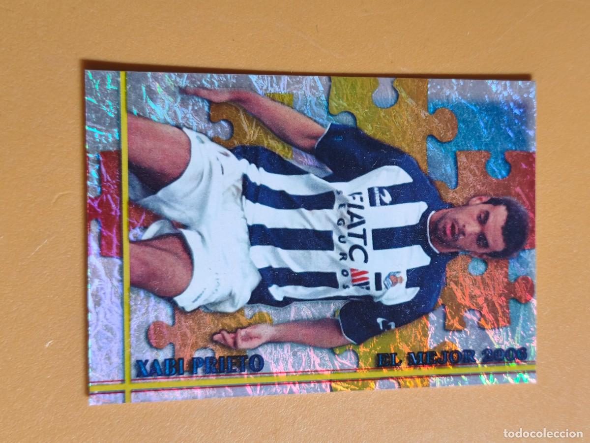 Cromos de f&uacute;tbol: xabi prieto, liga 2006 el mejor