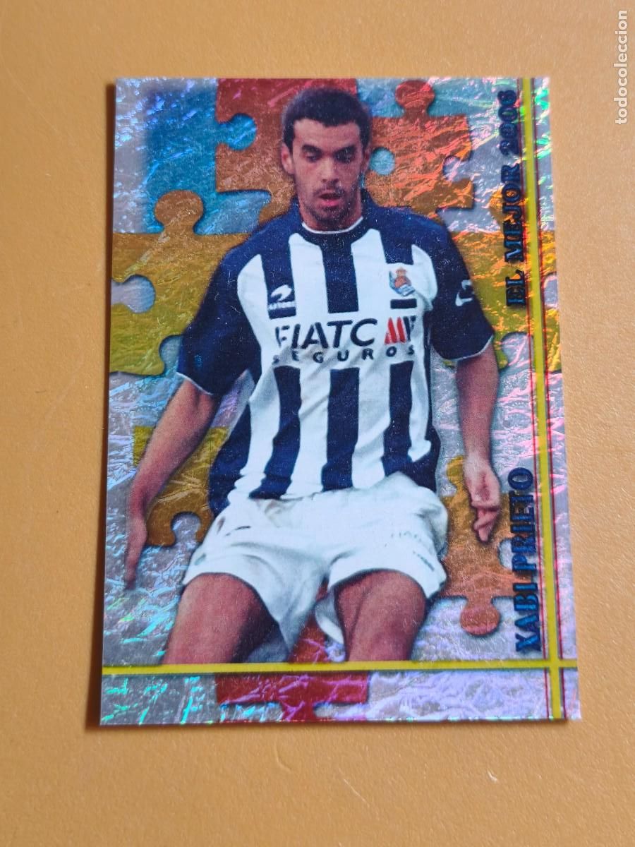 Cromos de f&uacute;tbol: xabi prieto, liga 2006 el mejor