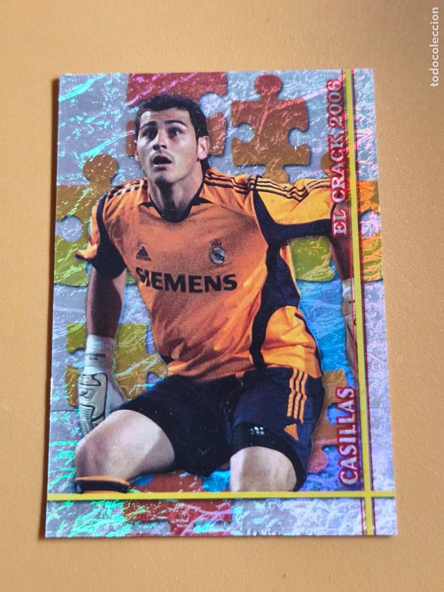 Cromos de f&uacute;tbol: casillas, liga 2006 el crack