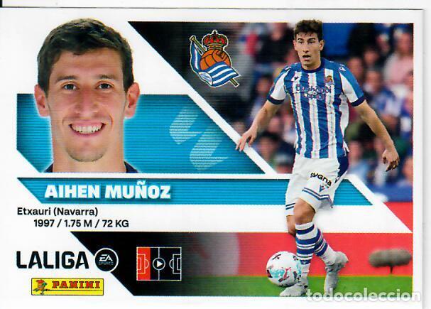 Cromos de f&uacute;tbol: CROMO PANINI LIGA ESTE 26 27 - N&ordm; 9 - AIHEN MU&Ntilde;OZ - REAL SOCIEDAD