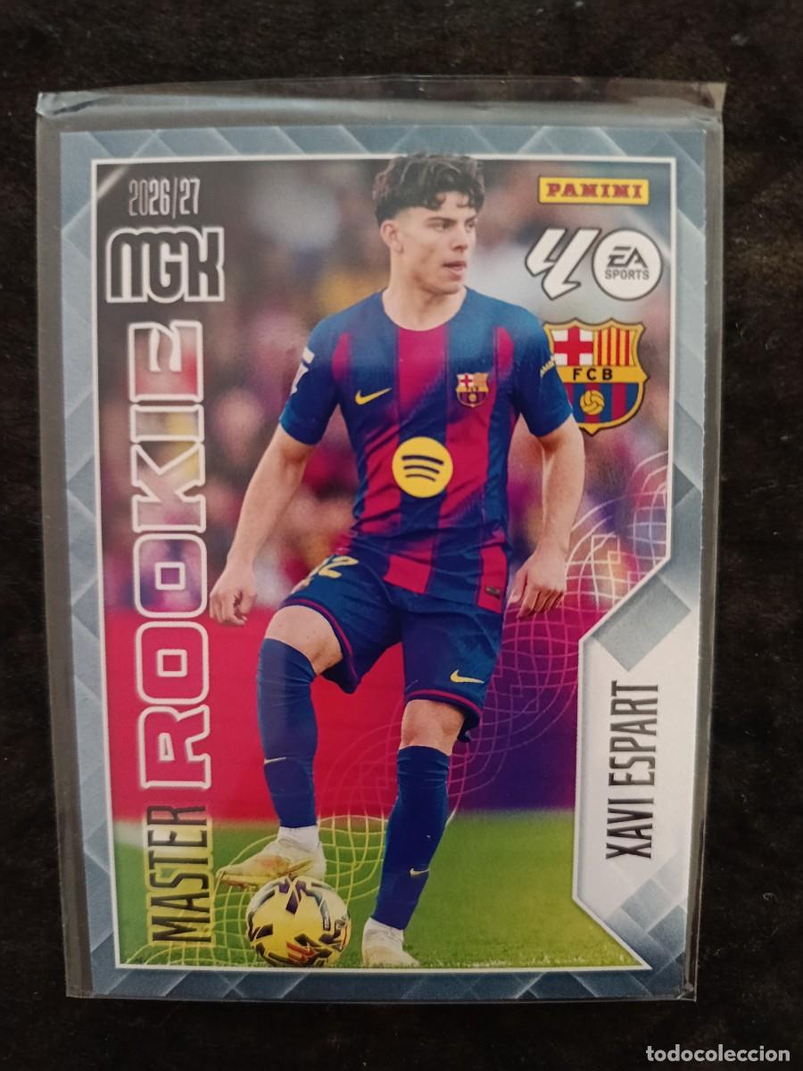 Cromos de f&uacute;tbol: MGK 2026/27 MEGACRACKS PANINI. #422 XAVI ESPART &rdquo;MASTER ROOKIE&rdquo;. FC.BARCELONA