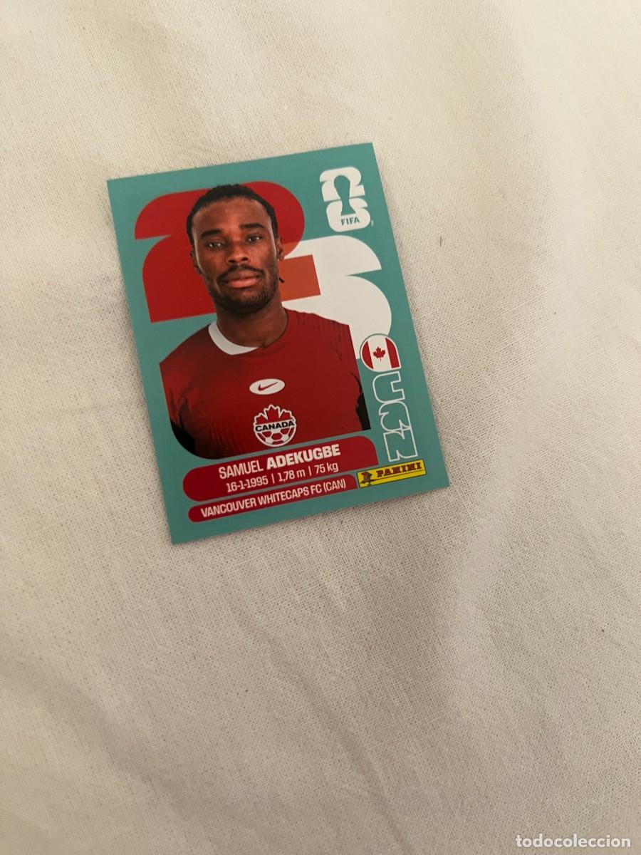 Cromos de f&uacute;tbol: 5 SAMUEL ADEKUGBE CANAD&Aacute; MUNDIAL 26 2026 FIFA WORLD CUP PANINI