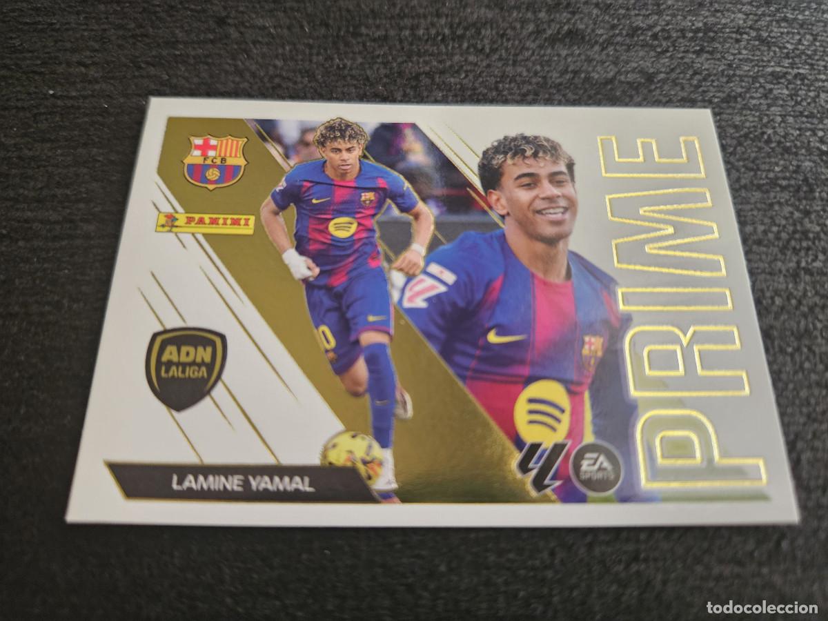Cromos de f&uacute;tbol: LIGA ESTE 2026 2027 26 27 LAMINE YAMAL BARCELONA ADN PRIME N&ordm; 6