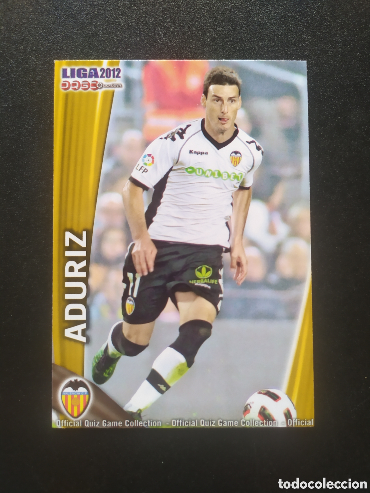 Cromos de f&uacute;tbol: Mundicromo fichas Liga 2011 2012 11 12 Aduriz n&deg; 74 Valencia
