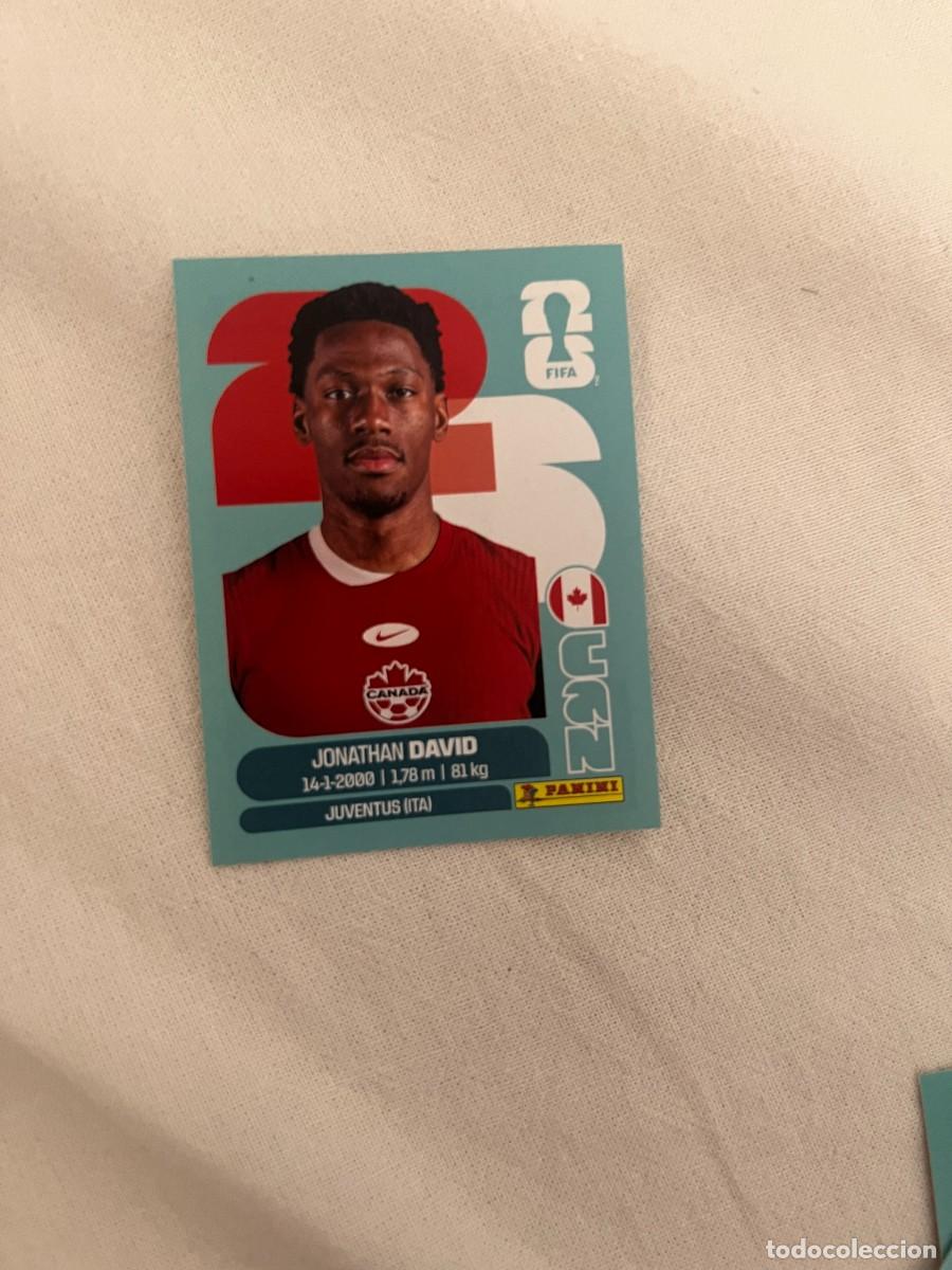 Cromos de f&uacute;tbol: 20 JONATHAN DAVID CANAD&Aacute; MUNDIAL 26 2026 FIFA WORLD CUP PANINI