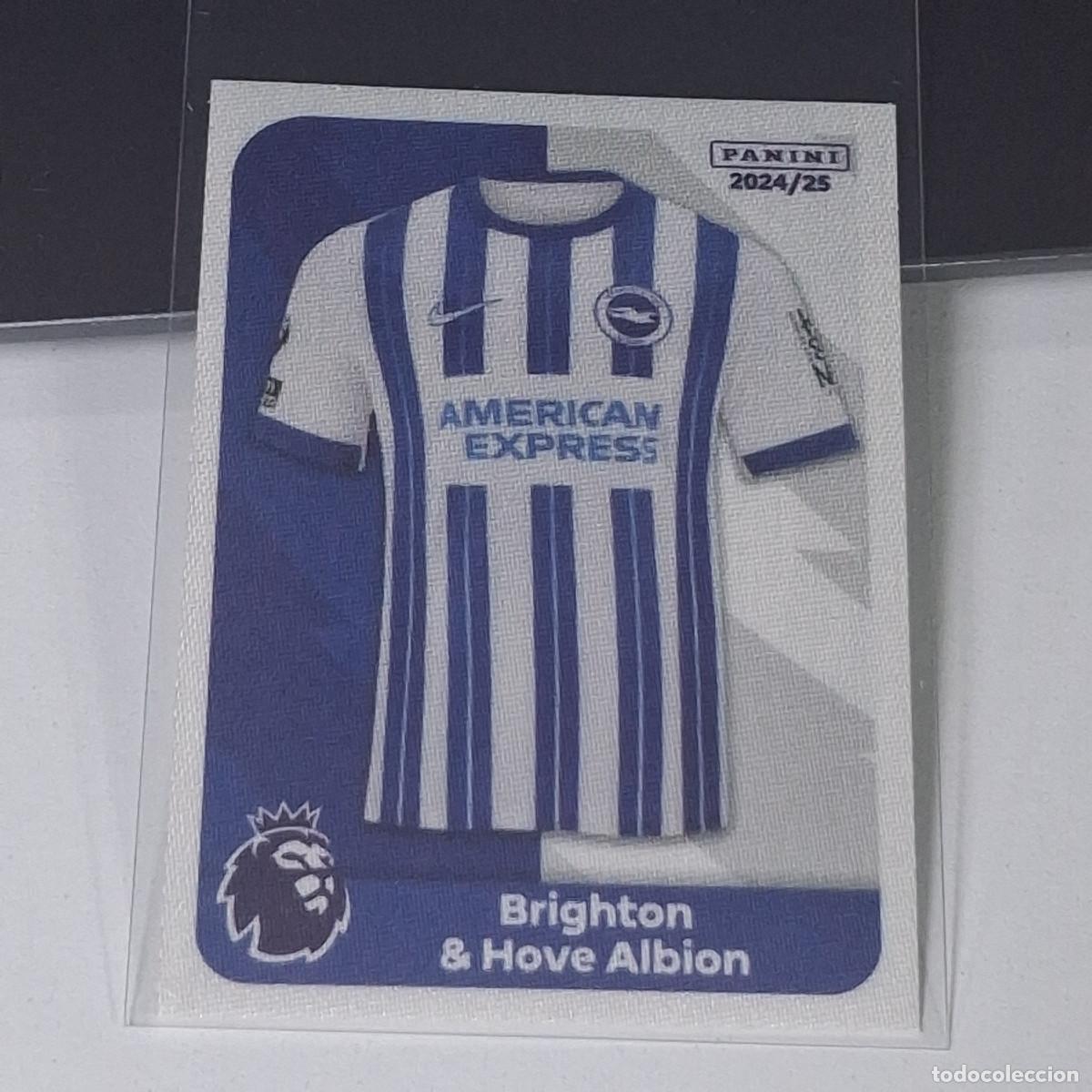 Fu&szlig;ball-Sticker: B56 7 CAMISETA SHIRTS BRIGHTON & HOVE ALBION STICKER PANINI PREMIER LEAGUE 24 25 2024 2025