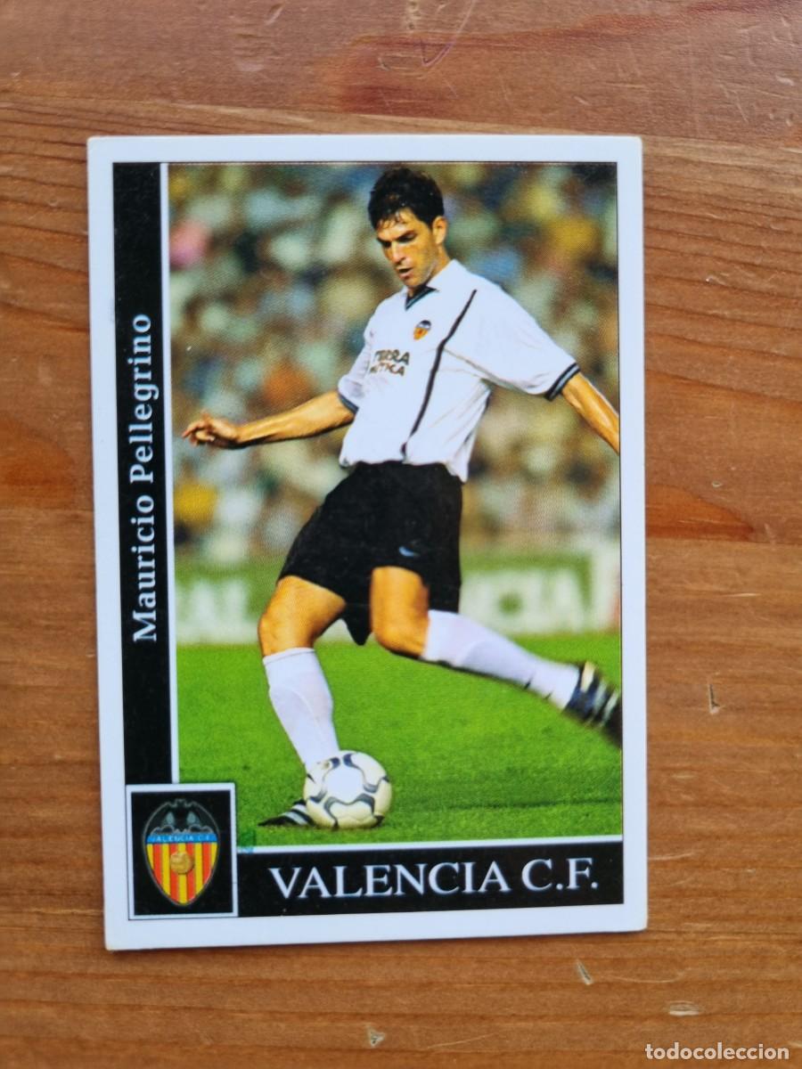 Football Stickers: 91 PELLEGRINO (Valencia CF). Las Fichas de la Liga 2001 2002 01 02 (Mundicromo)