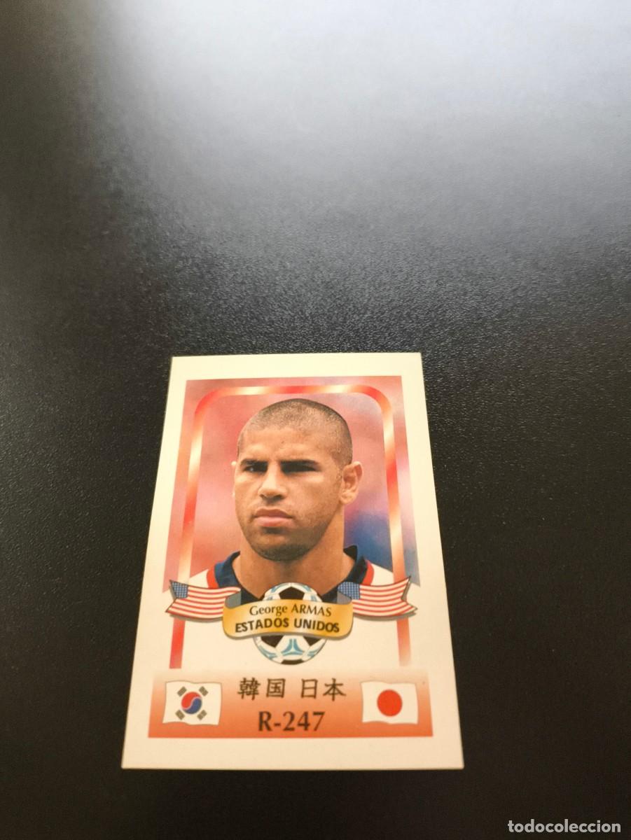 Football Stickers: 247 George Armas ESTADOS UNIDOS MUNDIAL WORLD CUP REYAUCA KOREA JAPAN JAPON 2002 NO PANINI LIGA
