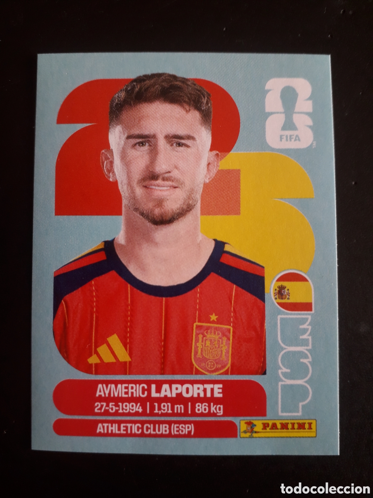 Cromos de f&uacute;tbol: LAPORTE ESPA&Ntilde;A ESP 4 MUNDIAL F&Uacute;TBOL 2026 FIFA WORLD CUP PANINI SIN PEGAR PEDIDO M&Iacute;NIMO 3&euro;
