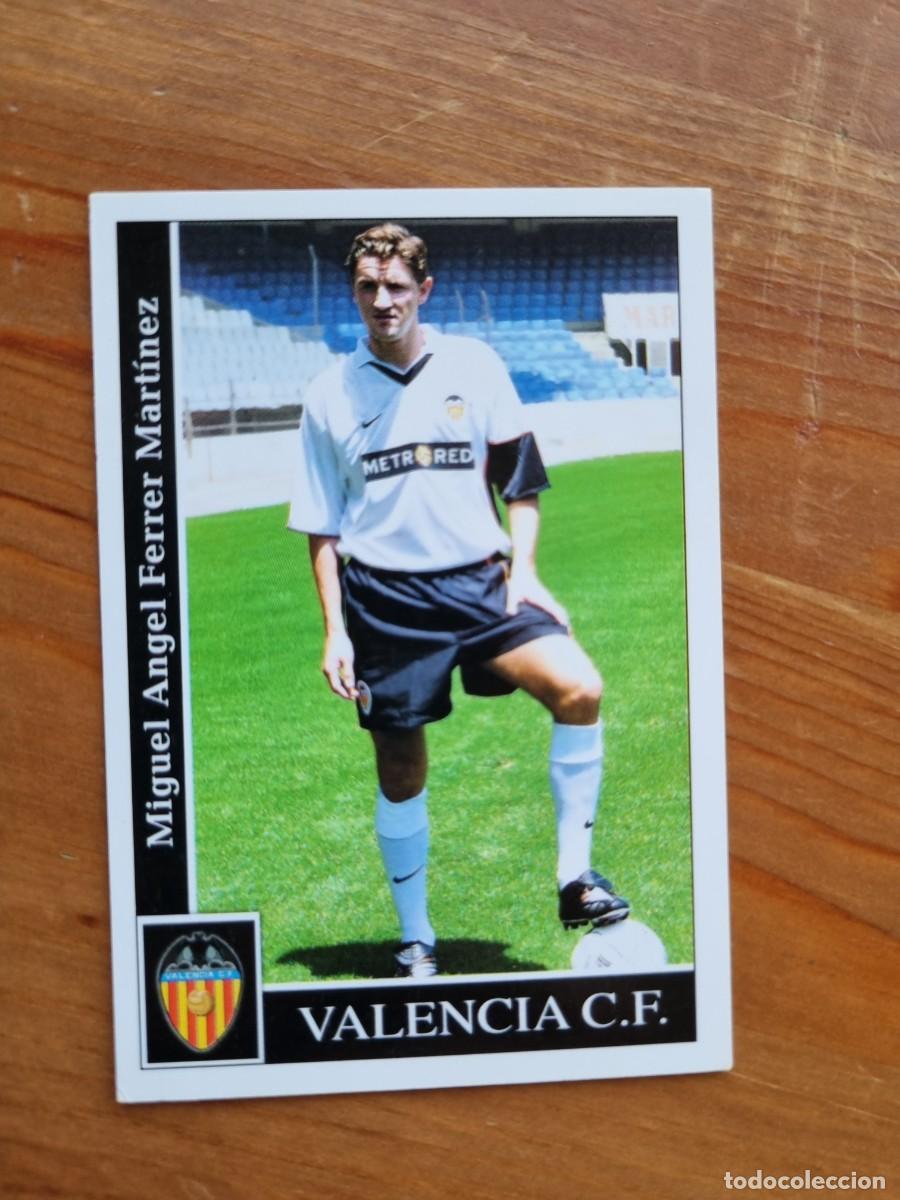 Cromos de f&uacute;tbol: 102 MISTA (Valencia CF). Las Fichas de la Liga 2001 2002 01 02 (Mundicromo)