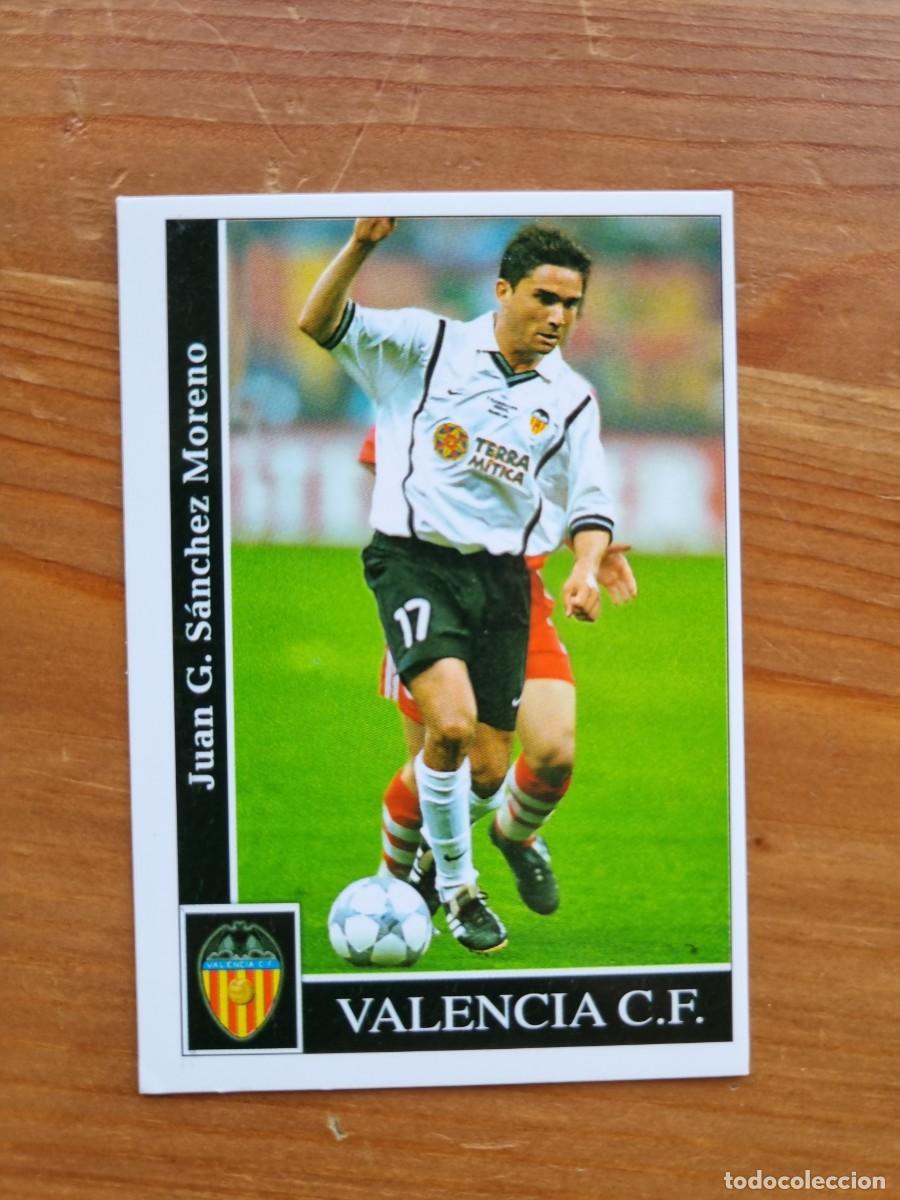 Cromos de f&uacute;tbol: 104 S&Aacute;NCHEZ (Valencia CF). Las Fichas de la Liga 2001 2002 01 02 (Mundicromo)