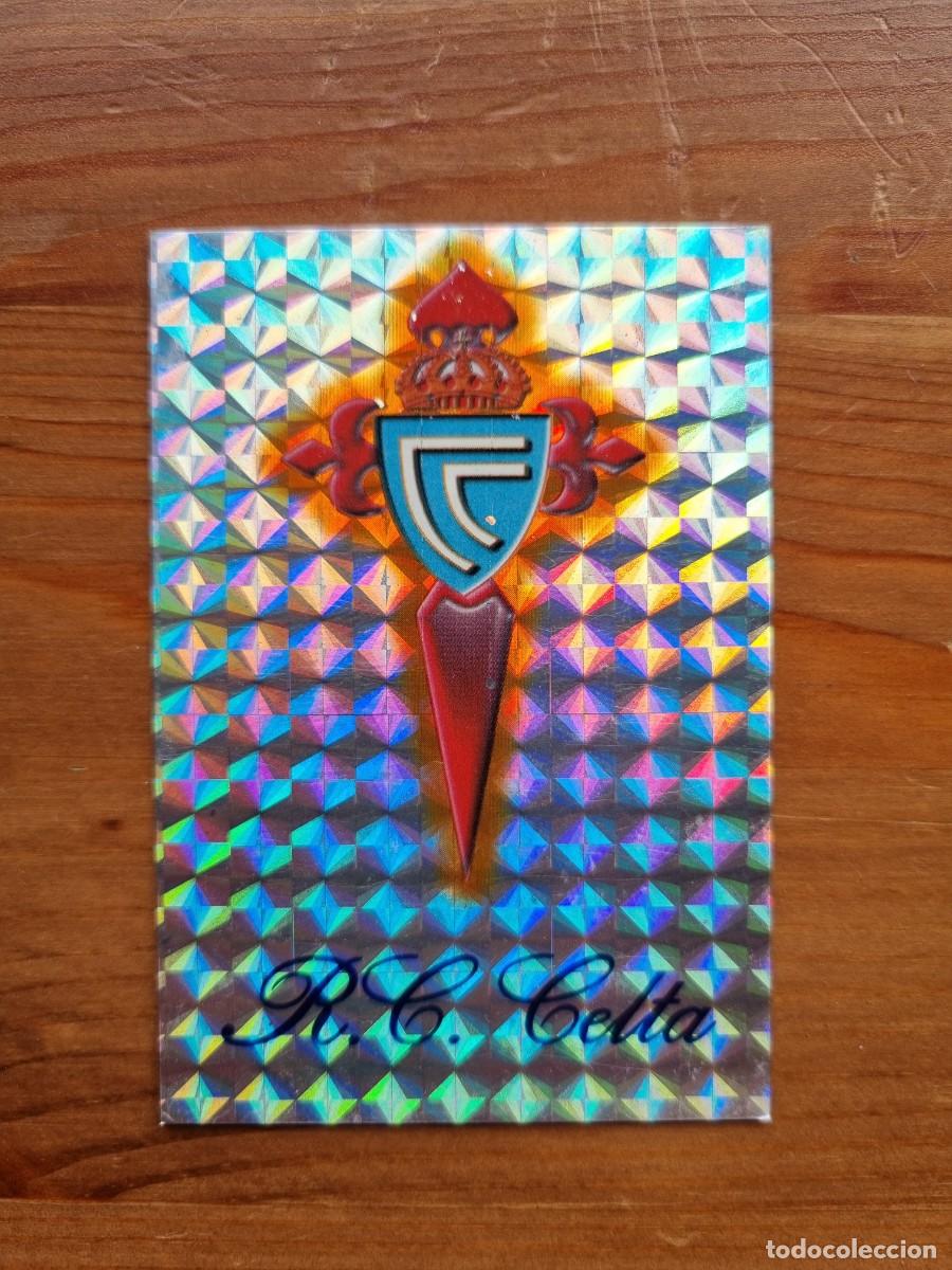 Cromos de f&uacute;tbol: 106 ESCUDO (Celta de Vigo). Las Fichas de la Liga 2001 2002 01 02 (Mundicromo)