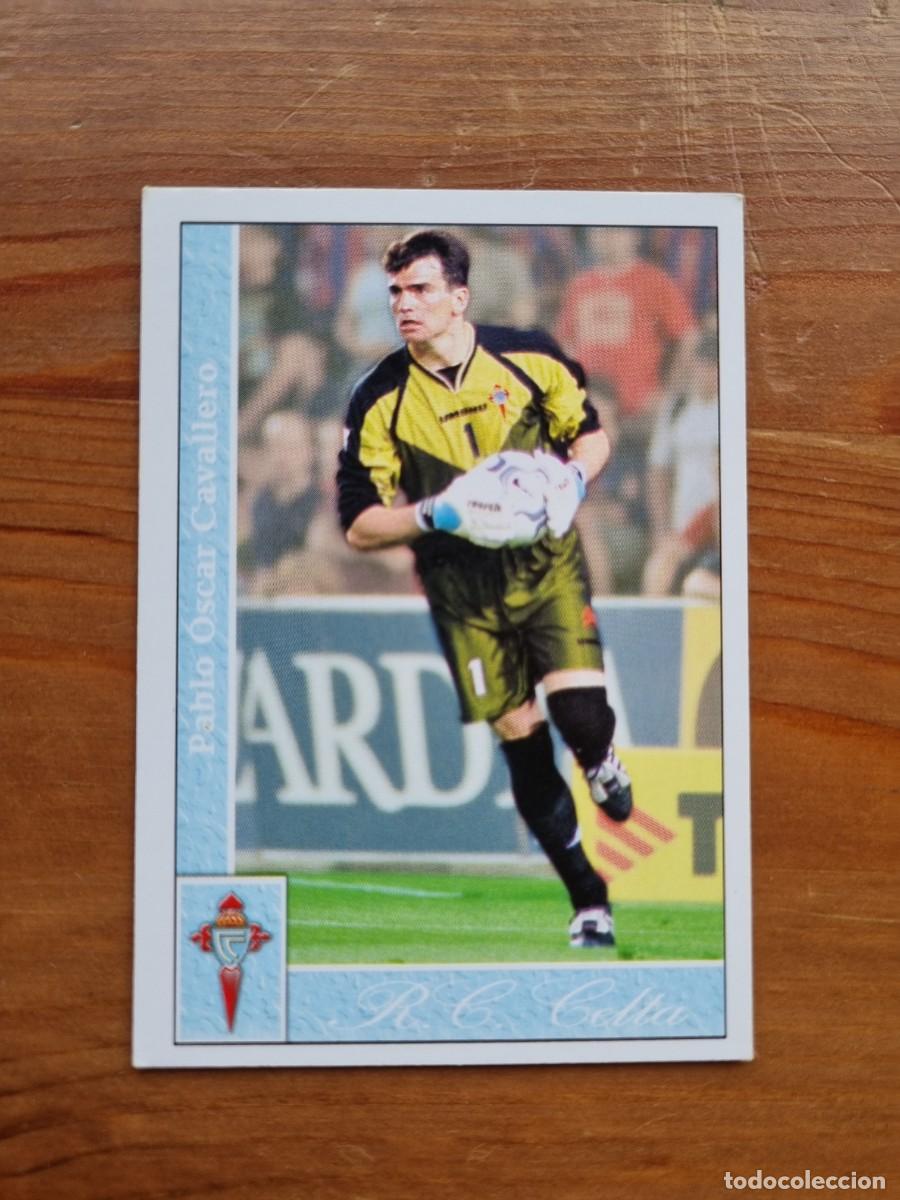 Cromos de f&uacute;tbol: 108 CAVALLERO (Celta de Vigo). Las Fichas de la Liga 2001 2002 01 02 (Mundicromo)