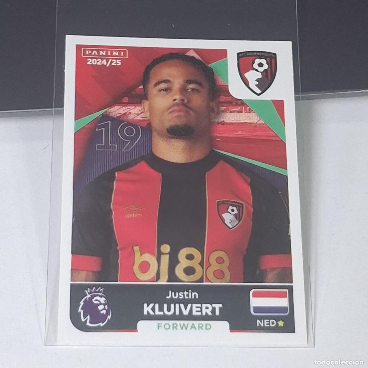 Cromos de Futebol: B56 43 JUSTIN KLUIVERT AFC BOURNEMOUTH STICKER PANINI PREMIER LEAGUE 24 25 2024 2025