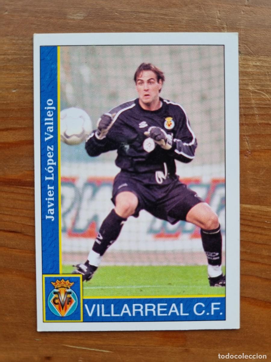 Figurine di Calcio: 129 L&Oacute;PEZ VALLEJO (Villarreal CF). Las Fichas de la Liga 2001 2002 01 02 (Mundicromo)