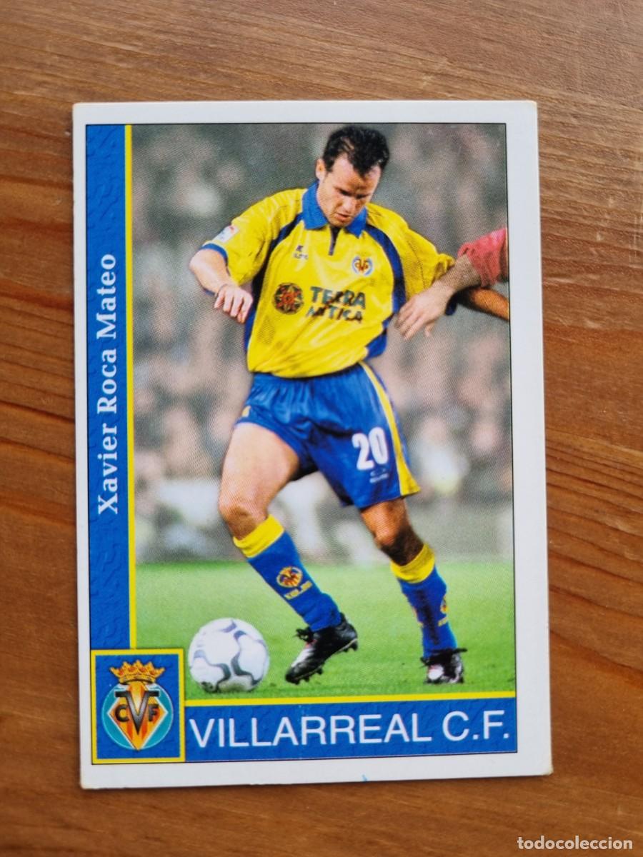 Football Stickers: 134 XAVI ROCA (Villarreal CF). Las Fichas de la Liga 2001 2002 01 02 (Mundicromo)