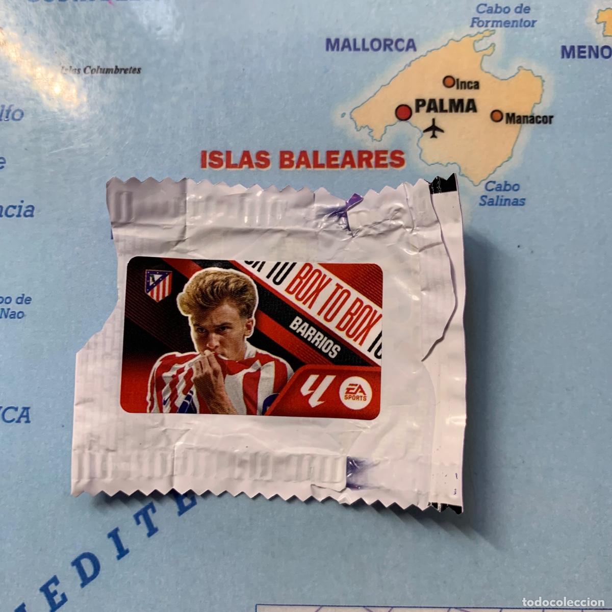 Football Stickers: Cromo chicle Box To Box Barrios Del Atl&eacute;tico de Madrid liga este 26-27 2026-2027