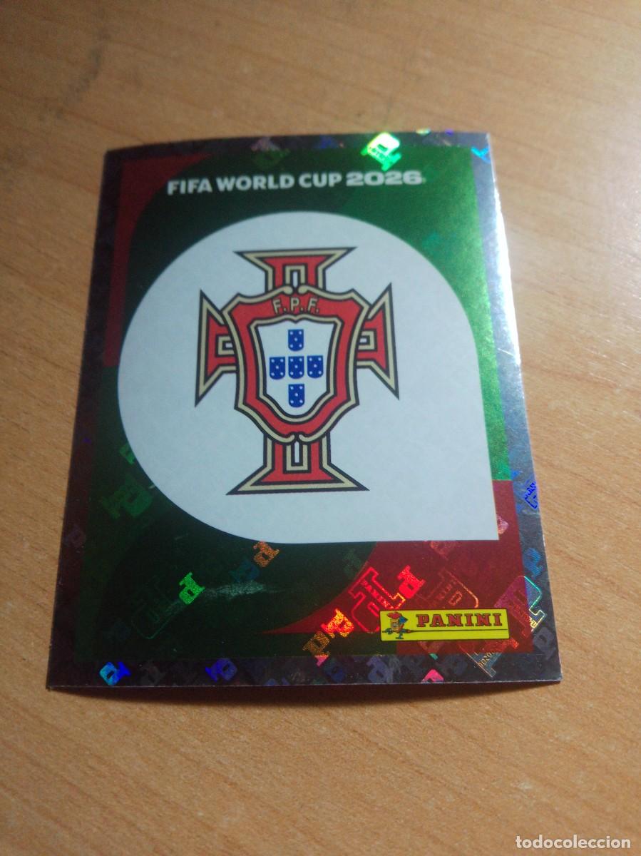 Figurine di Calcio: POR 1 ESCUDO DE PORTUGAL MUNDIAL FIFA WORLD CUP 2026 26 PANINI STICKERS NUEVO