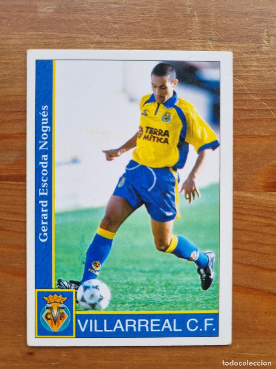 Cromos de f&uacute;tbol: 140 ESCODA (Villarreal CF). Las Fichas de la Liga 2001 2002 01 02 (Mundicromo)