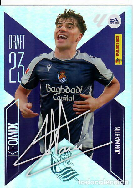 Cromos de f&uacute;tbol: CROMO PANINI LIGA ESTE 26 27 - KROMIX N&ordm; K13 - JON MART&Iacute;N - REAL SOCIEDAD