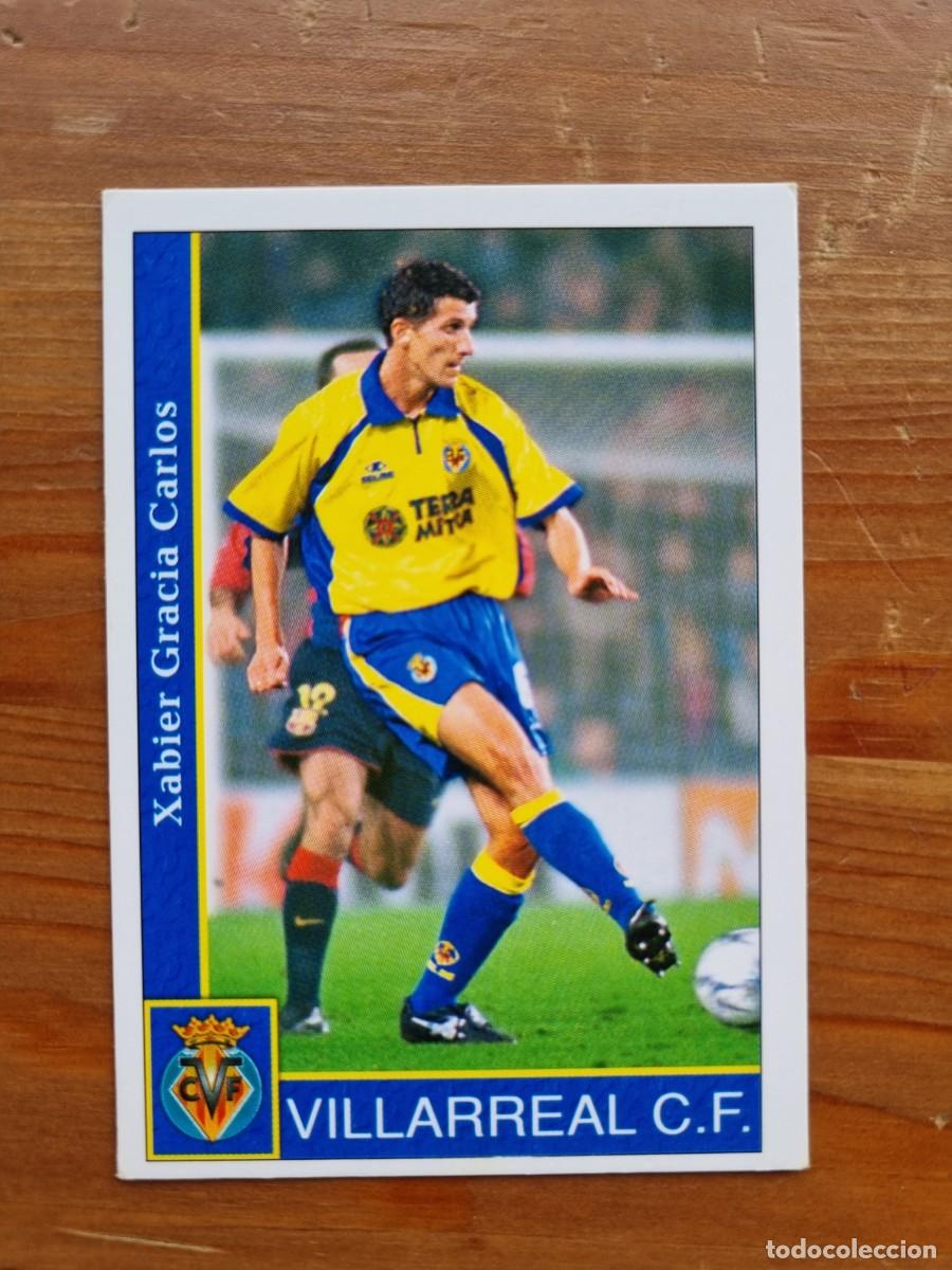 Cromos de f&uacute;tbol: 141 GRACIA (Villarreal CF). Las Fichas de la Liga 2001 2002 01 02 (Mundicromo)