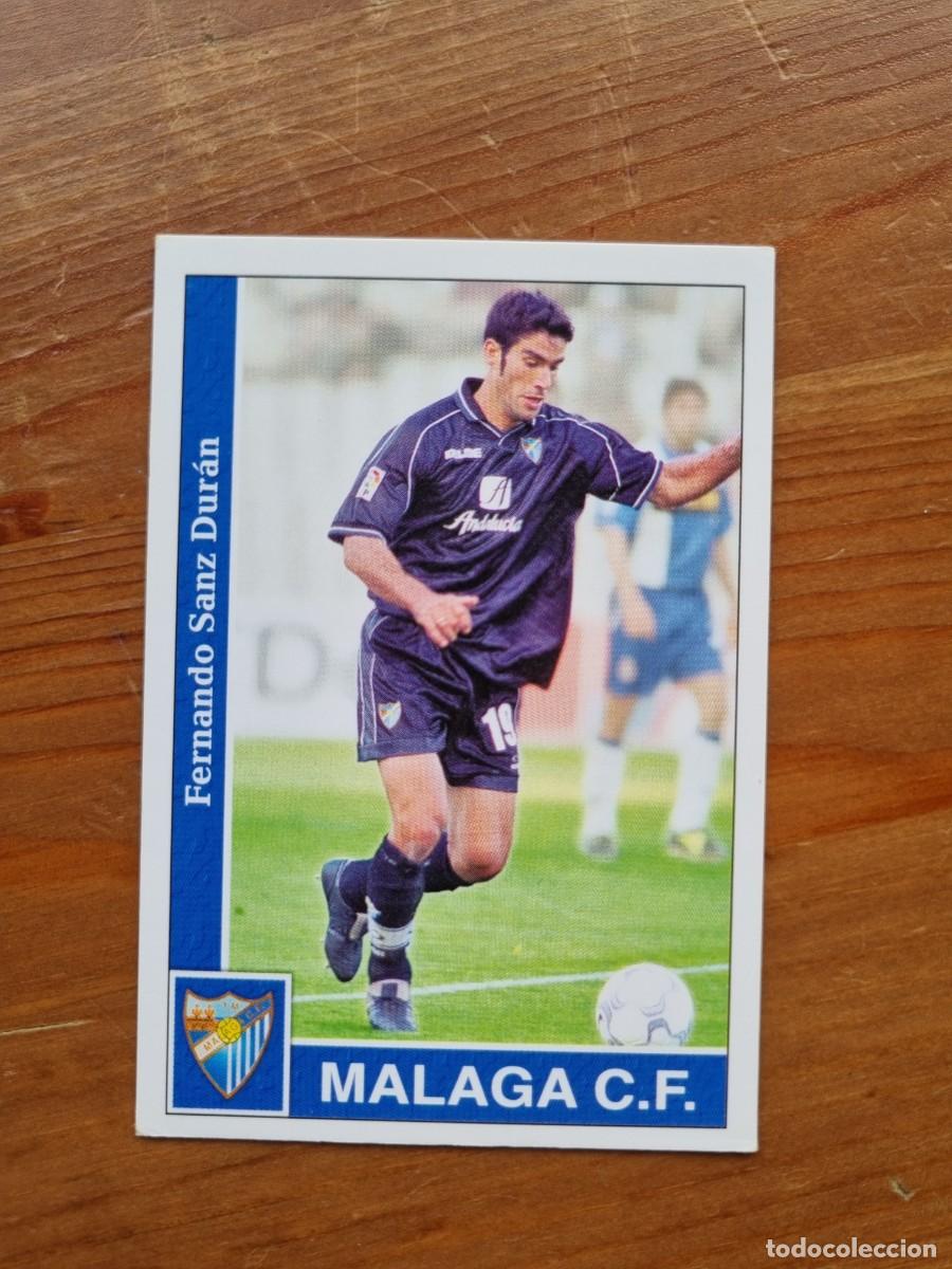 Cromos de f&uacute;tbol: 156 FERNANDO SANZ (M&aacute;laga CF). Las Fichas de la Liga 2001 2002 01 02 (Mundicromo)