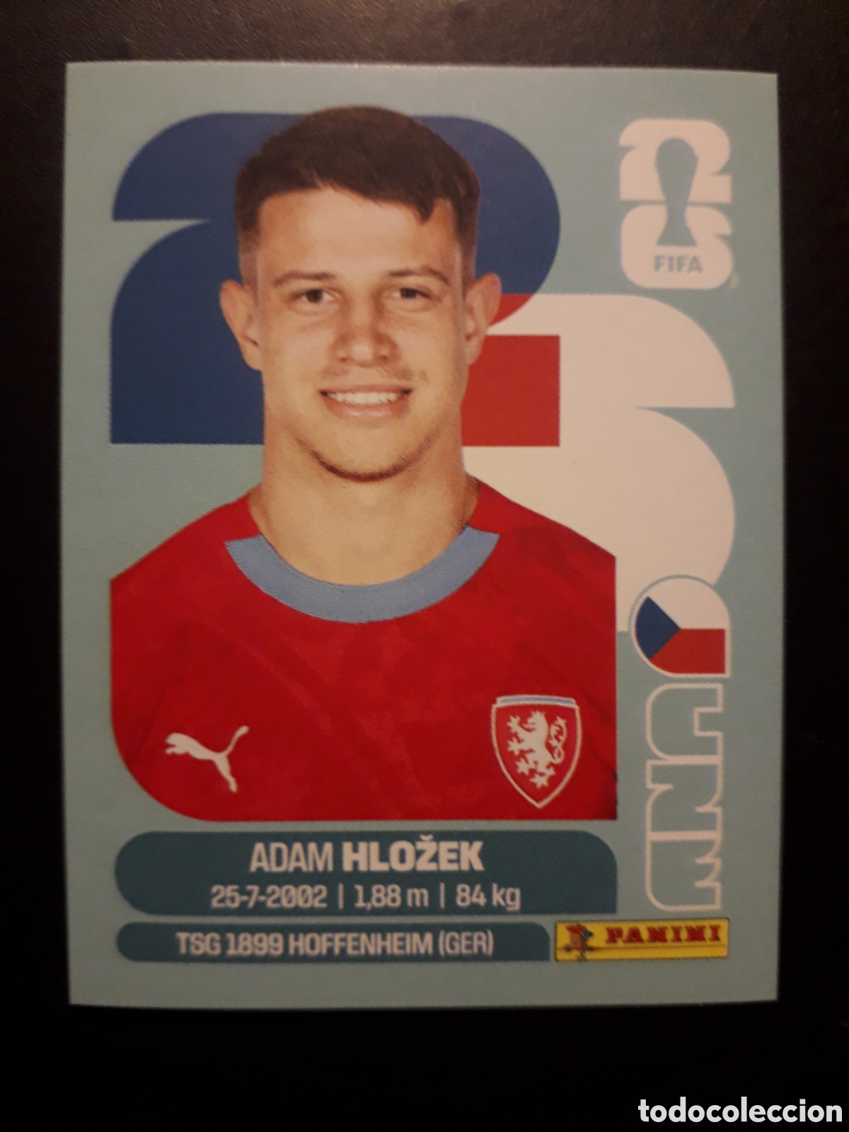 Cromos de f&uacute;tbol: HLOŽEK REP CHECA/CHEQUIA CZE 19 MUNDIAL F&Uacute;TBOL 2026 FIFA WORLD CUP PANINI SIN PEGAR PEDIDO M&Iacute;NIMO 3&euro;